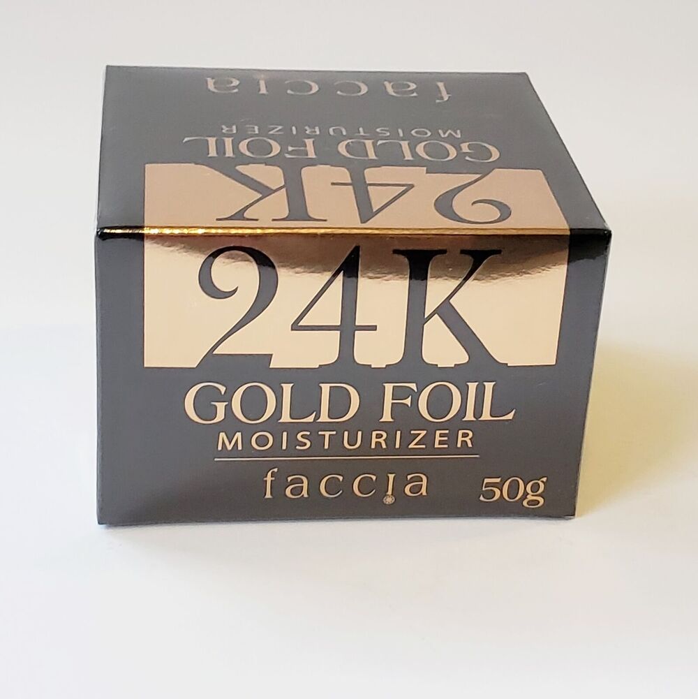 FACCIA 24K GOLD Foil MOISTURIZER Full Size 50g 1.76 AUTHENTIC New in Package